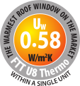 Highly energy efficient windows roof windows