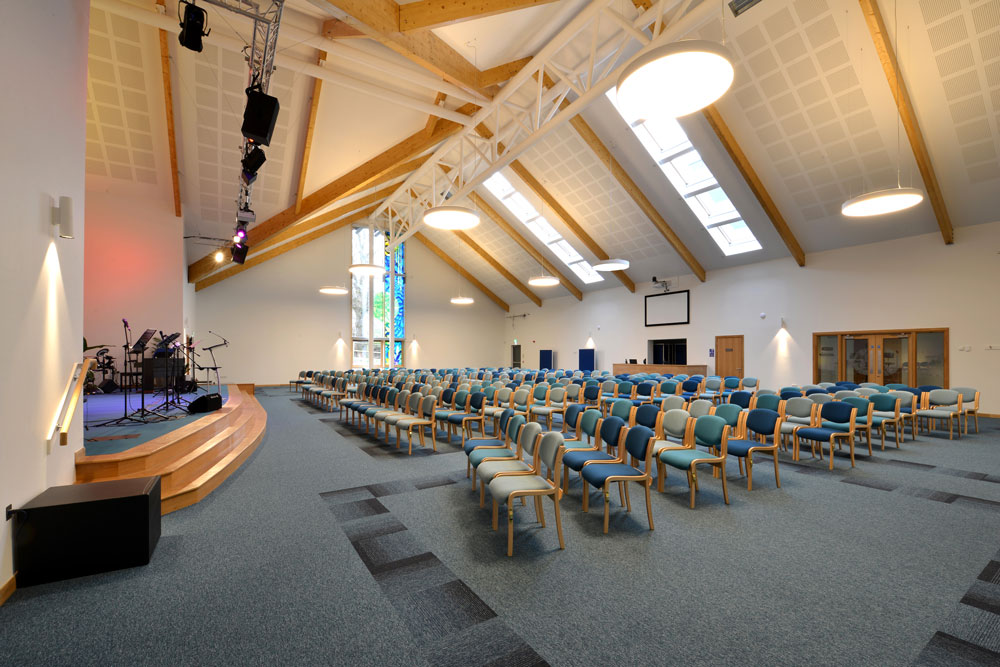 Z-Wave Roof Windows at Dumfries Baptist Church