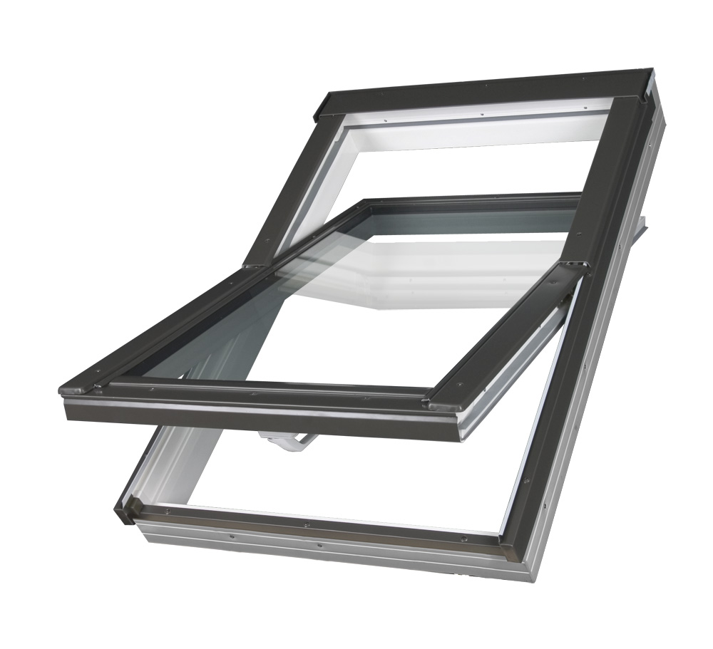 uPVC pivot roof windows