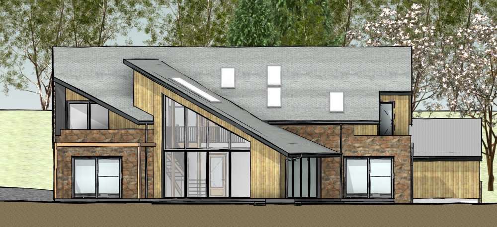 FAKRO roof windows for Aberdeenshire Passivhaus self-build