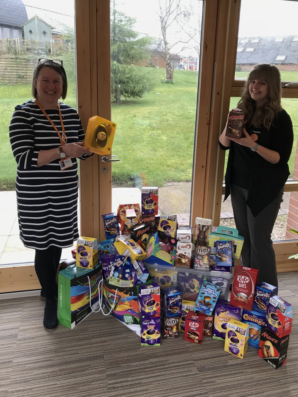 FAKRO Collect an Eggstravagent Amount of Easter Eggs for St Giles Hospice