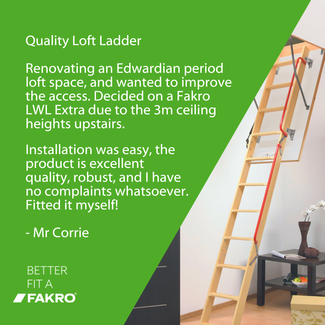 Better Fit a FAKRO Loft Ladder