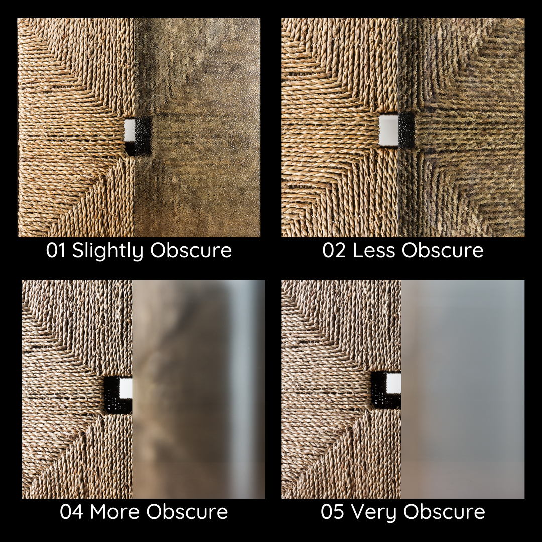 Obscure glass 2025 panels