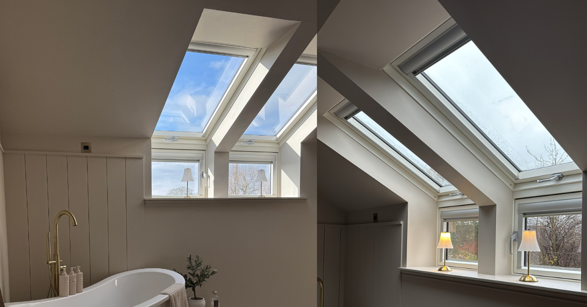 Maximising Space in a Small Loft with L-Shaped Combination Windows