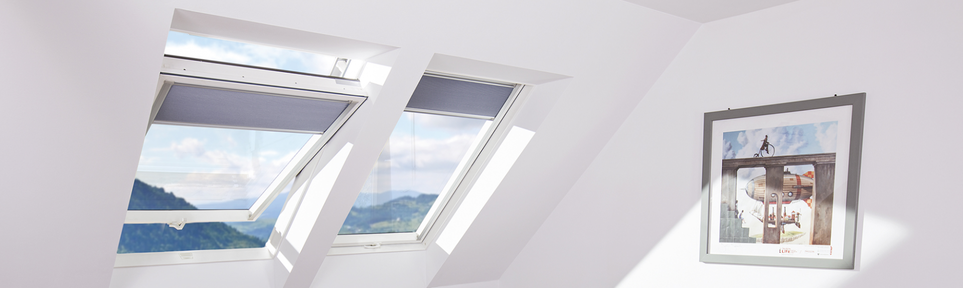 PVC pivot roof windows - FAKRO