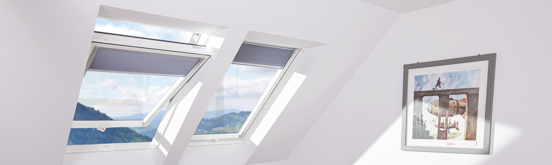 uPVC pivot roof windows - FAKRO