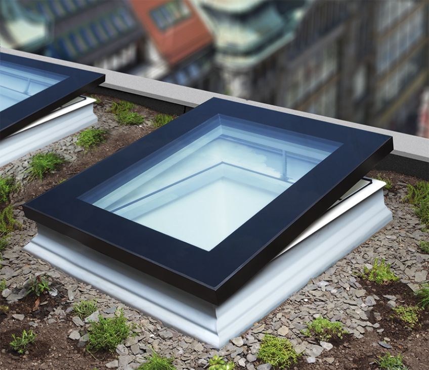 Type F Flat Roof Window Features A Sleek Modern Look Characterised By Excellent Thermal Insulation Parameters Fakro